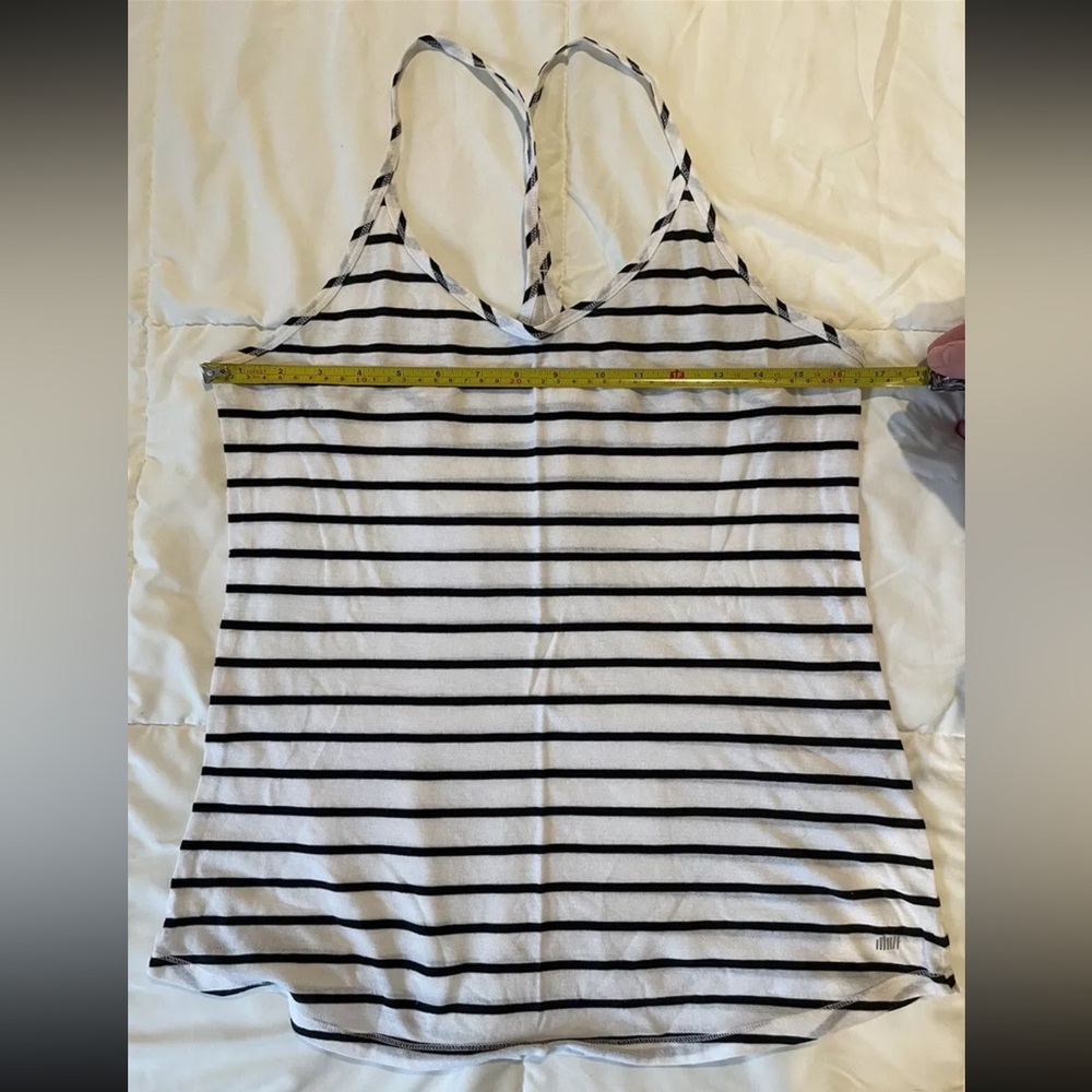 Victoria's Secret VSX Racerback Striped Tank Top - size medium